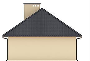 G85 - Budynek garażowo - gospodarczy elewacja