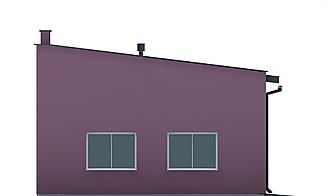 G92 - Budynek gospodarczy elewacja