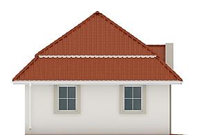 G95 - Budynek garażowo - gospodarczy elewacja