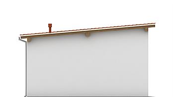 G115 - Budynek garażowy elewacja