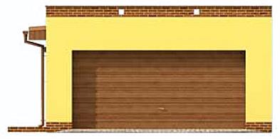 G2a garaż dwustanowiskowy elewacja