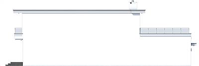 Long z garażem 1-st. [A] elewacja