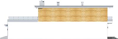 Long II z garażem 1-st. [A] elewacja