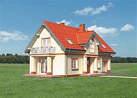 Antałek Mobil - murowana – beton komórkowy elewacja