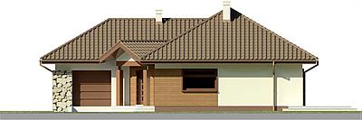 Dom przy Bajecznej 2 elewacja