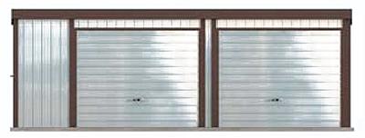 GB21 projekt budynku gospodarczego elewacja