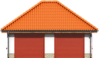 Garaż g 2 (01) elewacja