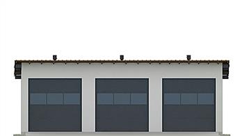 G35 - Budynek garażowy elewacja