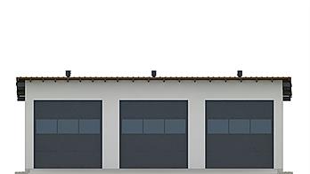 G35 - Budynek garażowy elewacja