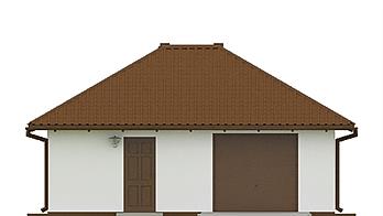 G19 - Budynek garażowo - gospodarczy elewacja