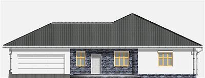 Helenka II z garażem 2-st. [A] elewacja