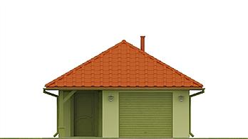 G39 - Budynek garażowo - gospodarczy elewacja