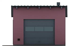 G81 - Budynek garażowy elewacja