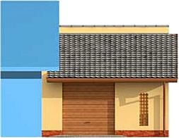 GP9 garaż dostawiany elewacja