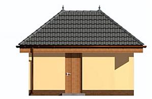 G181 budynek gospodarczy elewacja