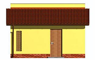 G182 budynek gospodarczy elewacja
