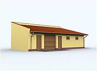 G128 garaż trzystanowiskowy