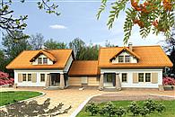 Wilga z garażem 1-st. bliźniak [A-BL]