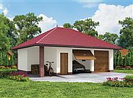 G33 szkielet drewniany budynek gospodarczy