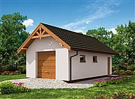 G8 szkielet drewniany budynek gospodarczy