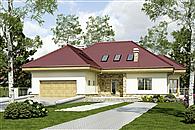 Wrona z garażem 2-st. [A]