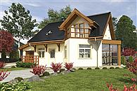 Pliszka z garażem 1-st. [A]