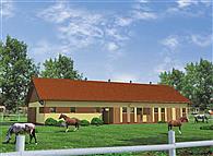 S21 Stajnia dla koni - 12 boksów