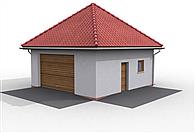 G12 garaż dwustanowiskowy z podpiwniczeniem