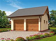 G35 garaż dwustanowiskowy + altana