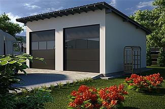 Projekt domu G26 - Budynek garażowy