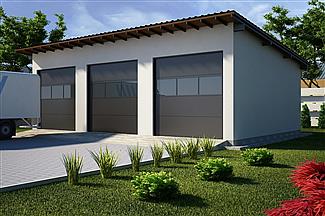 Projekt domu G35 - Budynek garażowy