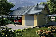 G20 - Budynek garażowy z wiatą