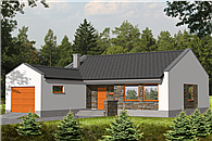 Aleks z garażem 1-st. [A]