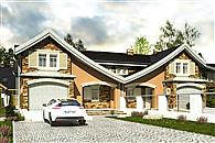 Cezar z garażem 1-st. bliźniak [A-BL2]