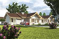 Kuropatwa z garażem 1-st. bliźniak [A-BL2]