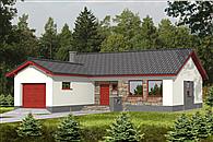 Aleks II z garażem 1-st. [A]