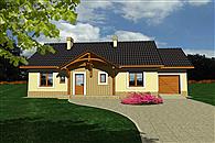 R&oacute;ża z garażem 1-st. [A]