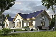 Drozd z garażem 1-st. bliźniak [A-BL]