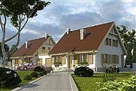 Bażant z garażem 1-st. bliźniak [A-BL]