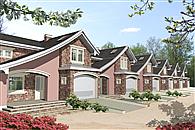 Cezar z garażem 1-st. szeregówka