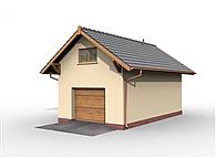 G4 budynek gospodarczy z poddaszem