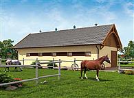 S35 Stajnia dla koni - 4 boksy