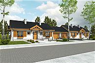 Małgosia z garażem 1-st. bliźniak [A-BL]