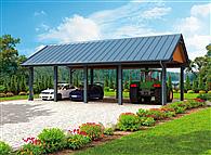 G304 wiata garażowa