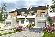 Gwarek z garażem 1-st. bliźniak [A-BL2]