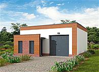 G311 garaż jednostanowiskowy z pomieszczeniem gospodarczym