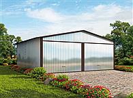 GB19 Garaż blaszany dwustanowiskowy
