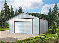 GB20 Garaż blaszany dwustanowiskowy