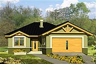 Gacek z garażem 2-st. [A]