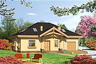 Gawron z garażem 1-st. [A]